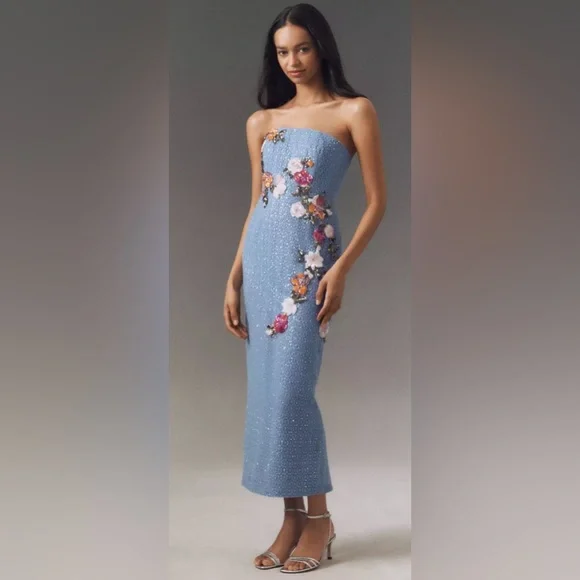 Helsi Silvia Strapless Stretch Sequin Dress - Picture 3 of 4